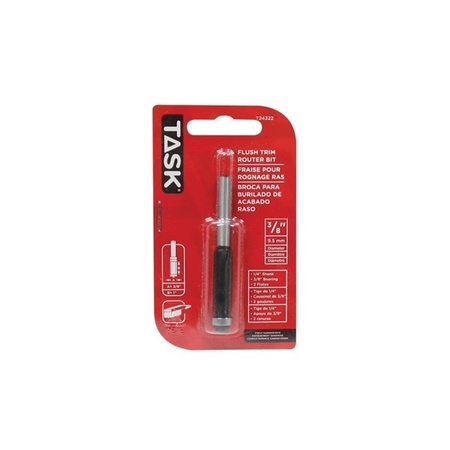 TASK TOOLS Bit Router Trm 1/4in 3/8in T24322